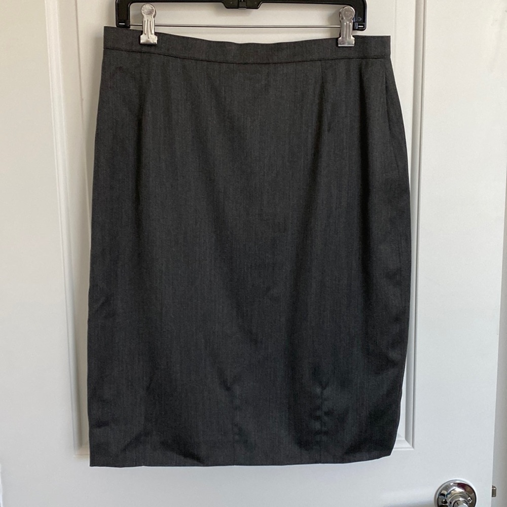 Vintage Escada Grey Pencil Skirt - Size EU44